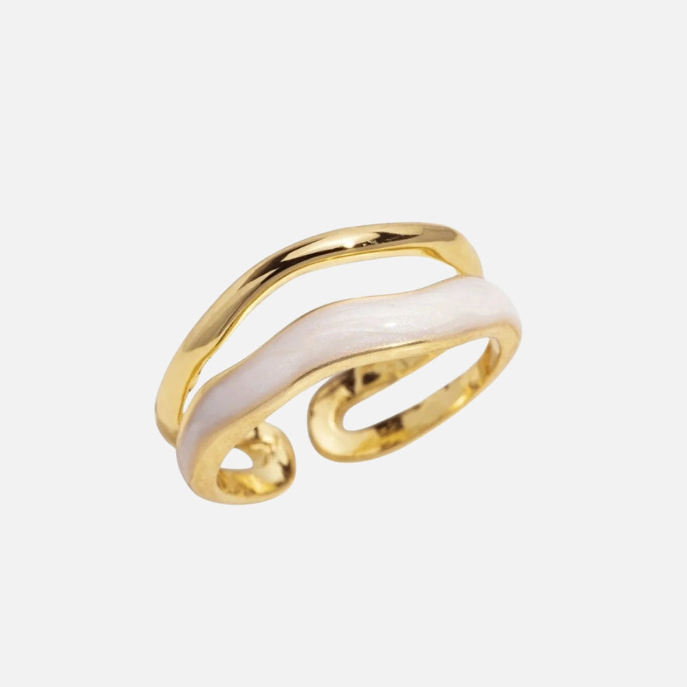 Sahara Gold Layered Ring