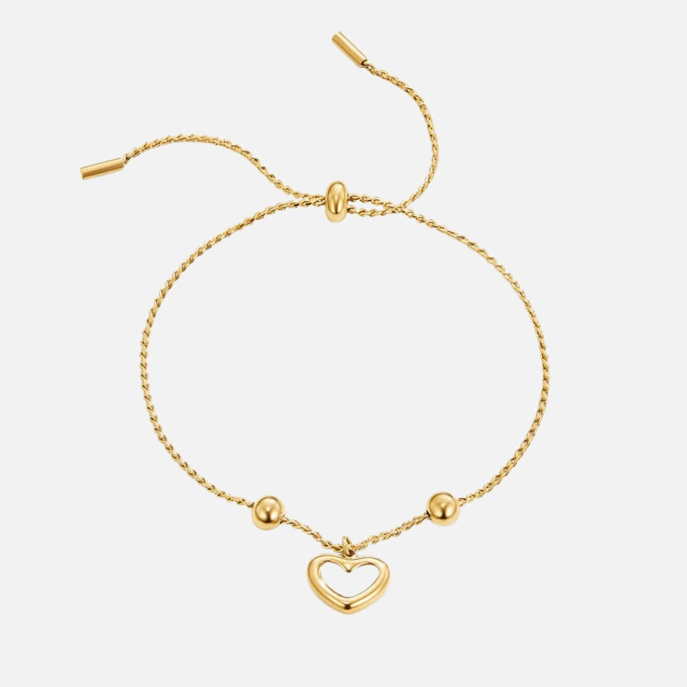 Aurelia Heart Shell Bracelet